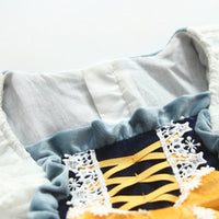 Load image into Gallery viewer, Baby Kid Girls Star Bow Lace Embroidered Dressy Birthday Party Dresses Princess Dresses Wholesale 592210248
