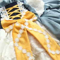 Load image into Gallery viewer, Baby Kid Girls Star Bow Lace Embroidered Dressy Birthday Party Dresses Princess Dresses Wholesale 592210248
