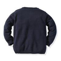 Load image into Gallery viewer, 5 Pieces Kid Boy Gentleman Set Bowtie Shirt &amp; Suspender Pants &amp; Knitted Cardigan Wholesale 32704346
