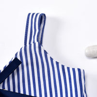 Load image into Gallery viewer, 2-Piece Baby Toddler Girl Drawstring Cami Top With Shorts Stripe Outfit Wholesale 48042805
