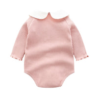 Load image into Gallery viewer, Baby Girls Muslin&amp;Ribbed Rompers Wholesale 29187536
