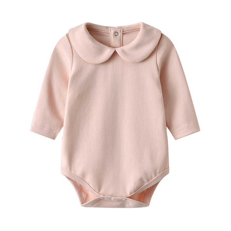 Baby Kid Girls Solid Color Rompers Wholesale 63869523