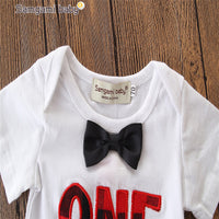 Load image into Gallery viewer, 2 Pieces Set Baby Kid Boys Letters Rompers And Ripped Jumpsuits Wholesale 642712181
