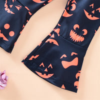 Load image into Gallery viewer, 2 Pieces Set Baby Kid Girls Halloween Cartoon Tops And Pants Wholesale 651612338

