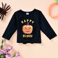Load image into Gallery viewer, 2 Pieces Set Baby Kid Girls Halloween Cartoon Tops And Pants Wholesale 651612338

