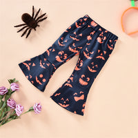 Load image into Gallery viewer, 2 Pieces Set Baby Kid Girls Halloween Cartoon Tops And Pants Wholesale 651612338
