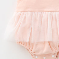 Load image into Gallery viewer, Baby Girls Color-blocking Bow Lace Rompers Headwear Wholesale 657110870
