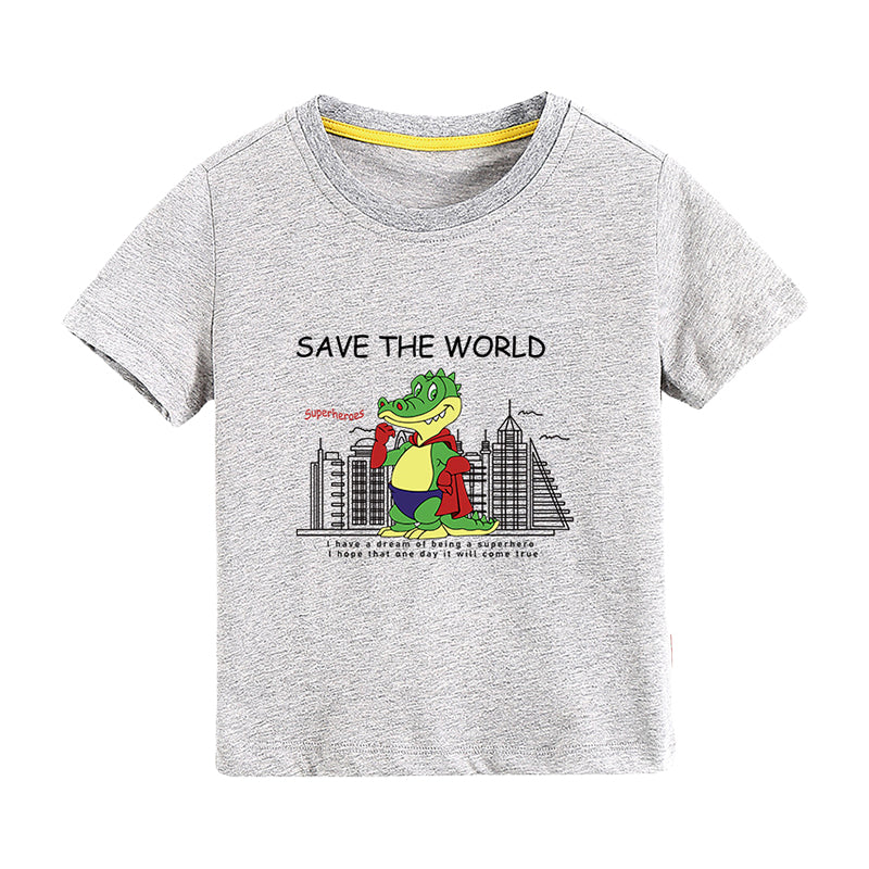 Baby Kid Big Kid Unisex Print T-Shirts Wholesale 658911936