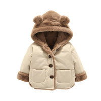 Load image into Gallery viewer, Baby Kid Girls Boys Solid Color Hooded Jackets Outwears Wholesale 66419251
