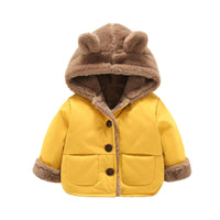 Load image into Gallery viewer, Baby Kid Girls Boys Solid Color Hooded Jackets Outwears Wholesale 66419251

