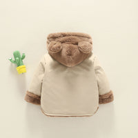Load image into Gallery viewer, Baby Kid Girls Boys Solid Color Hooded Jackets Outwears Wholesale 66419251

