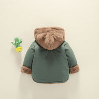 Load image into Gallery viewer, Baby Kid Girls Boys Solid Color Hooded Jackets Outwears Wholesale 66419251
