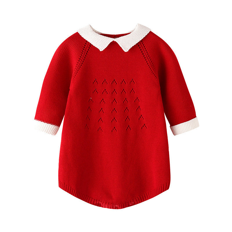 Baby Kid Unisex Striped Crochet Rompers Wholesale 66609589
