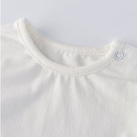 Load image into Gallery viewer, 3 Pieces Set Baby Girls Solid Color Rompers And Dresses And Bow Headwear Wholesale 66979669
