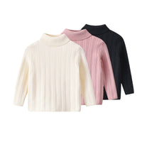 Load image into Gallery viewer, Baby Kid Girls Solid Color Muslin&amp;Ribbed Tops Wholesale 67709529
