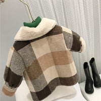 Load image into Gallery viewer, Baby Kid Unisex Checked Jackets Outwears Wholesale 67799141
