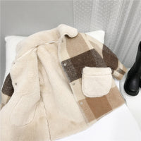 Load image into Gallery viewer, Baby Kid Unisex Checked Jackets Outwears Wholesale 67799141
