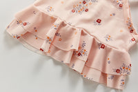 Load image into Gallery viewer, 2 Pieces Set Baby Kid Girls Flower Print Tops Shorts And Rompers Wholesale 684411968
