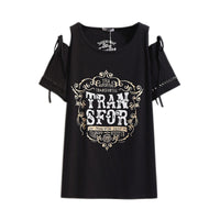 Load image into Gallery viewer, Women Letters Print T-Shirts Wholesale 69079400
