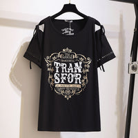 Load image into Gallery viewer, Women Letters Print T-Shirts Wholesale 69079400
