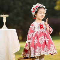 Load image into Gallery viewer, Baby Kid Girls Bow Lace Dressy Birthday Party Dresses Princess Dresses Wholesale 691210281
