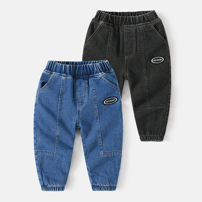 Kid Boys Letters Jeans Wholesale 69588386