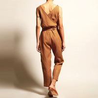 Load image into Gallery viewer, Women Solid Color Ribbon Jumpsuits Wholesale 71189471
