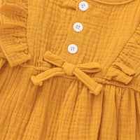 Load image into Gallery viewer, Baby Kid Girls Solid Color Bow Rompers Wholesale 72399963
