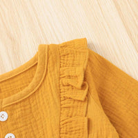 Load image into Gallery viewer, Baby Kid Girls Solid Color Bow Rompers Wholesale 72399963
