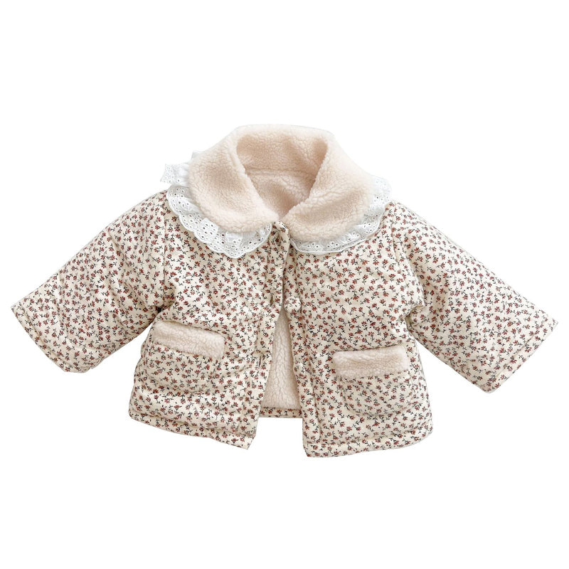 Baby Kid Girls Flower Jackets Outwears Wholesale 74038768