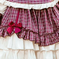 Load image into Gallery viewer, 2 Pieces Set Baby Kid Girls Dressy Birthday Party Checked Embroidered Dresses Princess Dresses Love heart And Bow Jackets Outwears Wholesale 253610228
