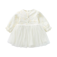 Load image into Gallery viewer, Baby Girls Solid Color Lace Princess Dresses Hats Wholesale 803010886
