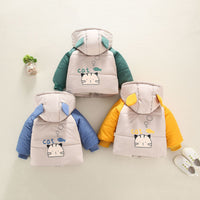 Load image into Gallery viewer, Baby Kid Boys Color-blocking Cartoon Coats Wholesale 82199190
