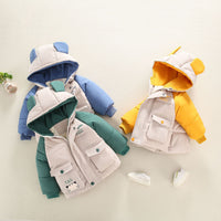 Load image into Gallery viewer, Baby Kid Boys Color-blocking Cartoon Coats Wholesale 82199190
