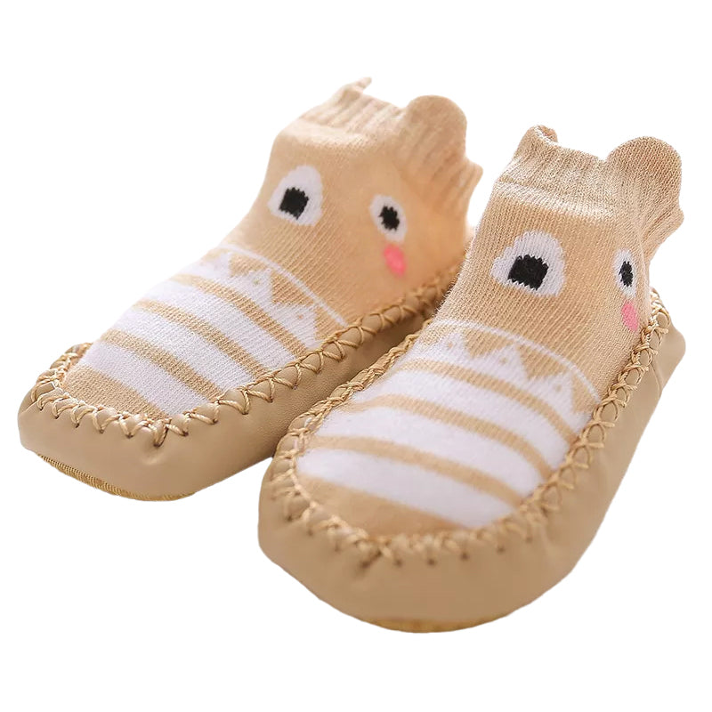 Baby Kid Unisex Striped Cartoon Print Shoes Wholesale 839110770