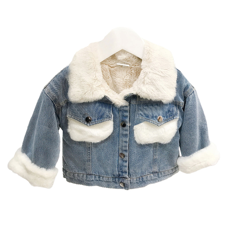 Baby Kid Girls Solid Color Jackets Outwears Wholesale 84529138