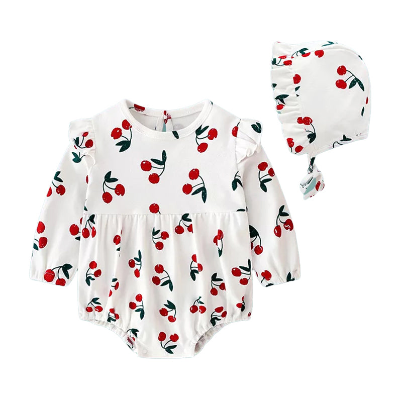 Baby Girls Fruit Rompers Wholesale 858510830
