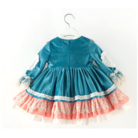 Load image into Gallery viewer, Baby Kid Girls Bow Lace Dressy Birthday Party Dresses Princess Dresses Wholesale 859510286
