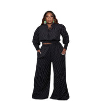 Load image into Gallery viewer, 2 Pieces Set Women Polka dots Print Wholesale 86689418
