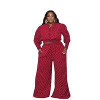 Load image into Gallery viewer, 2 Pieces Set Women Polka dots Print Wholesale 86689418
