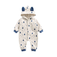 Load image into Gallery viewer, Baby Kid Boys Animals Cartoon Print Jumpsuits Wholesale 868910432
