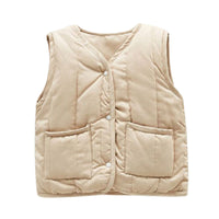 Load image into Gallery viewer, Baby Girls Boys Solid Color Vests Waistcoats Wholesale 87288340
