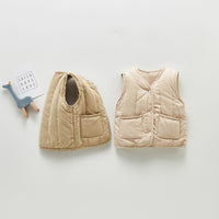 Load image into Gallery viewer, Baby Girls Boys Solid Color Vests Waistcoats Wholesale 87288340
