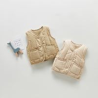 Load image into Gallery viewer, Baby Girls Boys Solid Color Vests Waistcoats Wholesale 87288340
