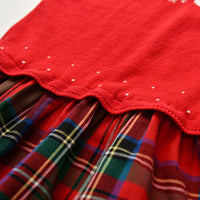 Load image into Gallery viewer, Baby Kid Girls Checked Crochet Dresses And Bow Headwear Wholesale 88139666
