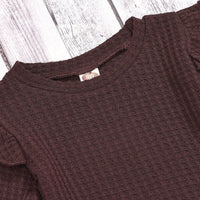 Load image into Gallery viewer, 2 Pieces Set Baby Kid Girls Solid Color Tops And Bow Skirts Wholesale 07447531
