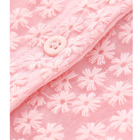 Load image into Gallery viewer, 2 Pieces Set Baby Girls Party Solid Color Lace Princess Dresses And Hats Wholesale 47287532
