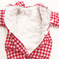 Load image into Gallery viewer, Baby Kid Girls Checked Bow Lace Jumpsuits Wholesale 901710454
