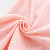 Load image into Gallery viewer, Baby Girls Solid Color Lace Muslin&amp;Ribbed Rompers Wholesale 910210879
