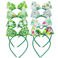 Load image into Gallery viewer, Girls Clover St Patrick&#39;s Day Accessories Headwear Wholesale 23022010
